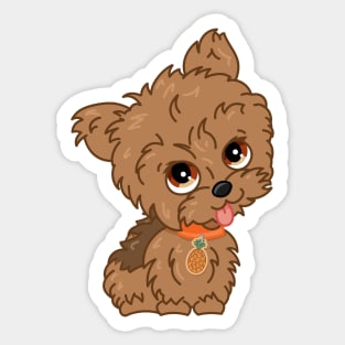 Cute Yorkie Sticker